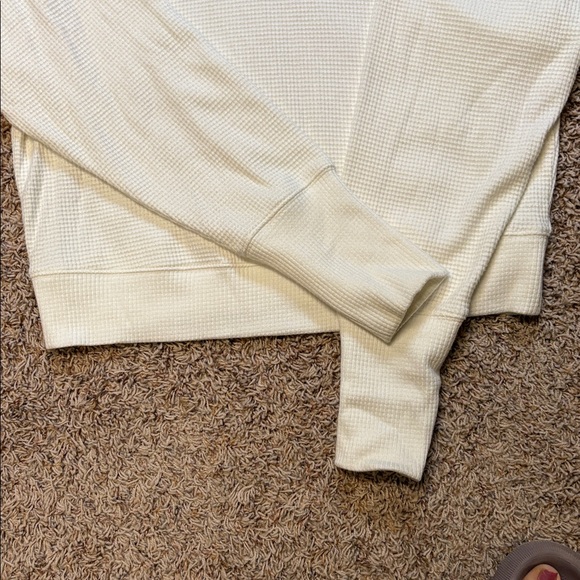 ALO Yoga Cream Waffle Knit Top - Picture 4 of 4